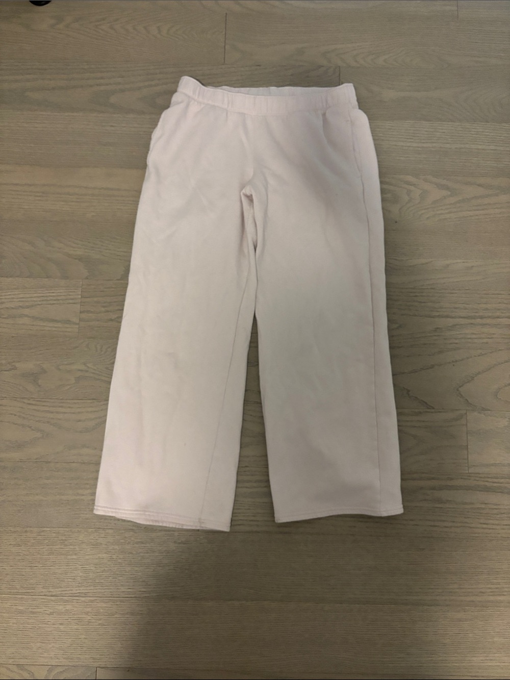 Hollister wide leg pale pink sweatpants